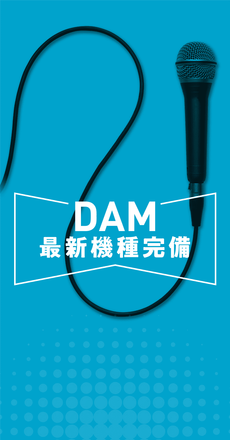 DAM 最新機種完備